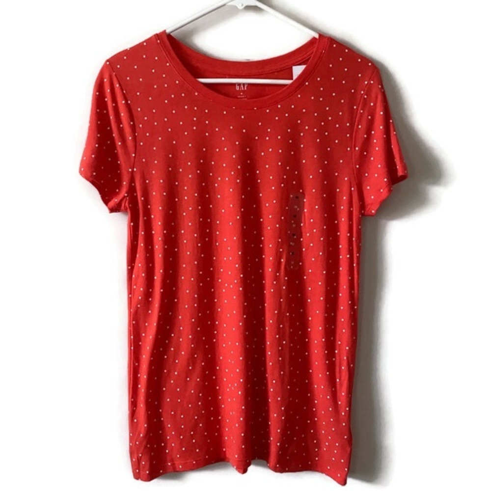 NWT Gap Women’s Luxe Crew Neck T-Shirt size M - Picture 2 of 7
